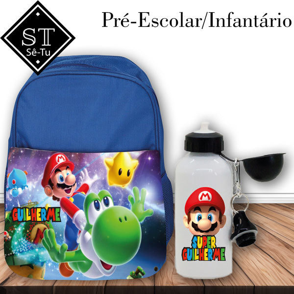 Blue Super Mario Backpack